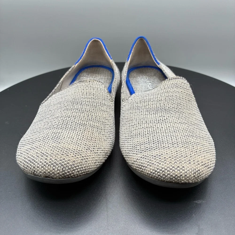 Rothy’s The Loafer Slip On Flats Youth Girls K3 Taupe Heather
